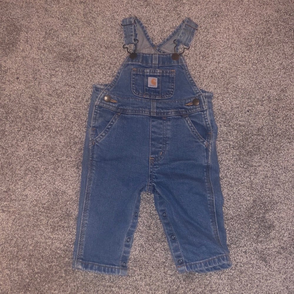 Carharrt Denim Overalls Size 6M
